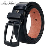 Vintage Black Pin Buckle Casual Leather Belt