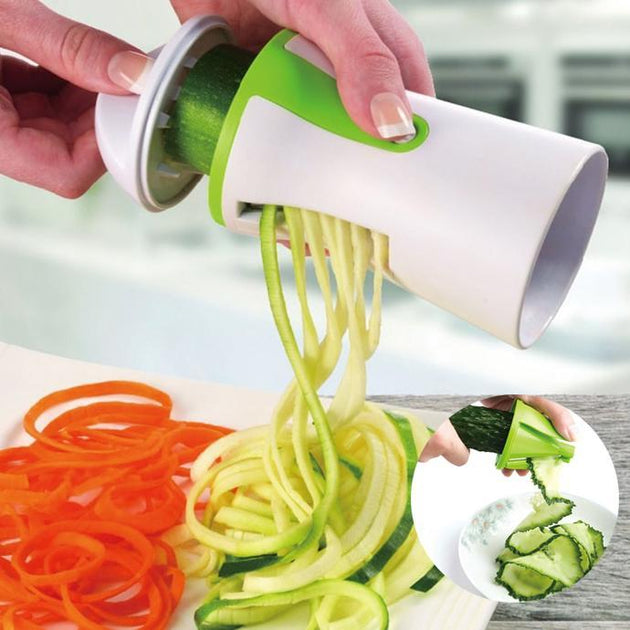 2 Mode Handheld Vegetable Spiralizer - Indigo-Temple