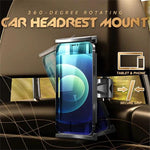 Universal 360° Rotating Car Headrest Mount