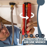 Multiuse 8-in-1 EZ Faucet and Sink Wrench