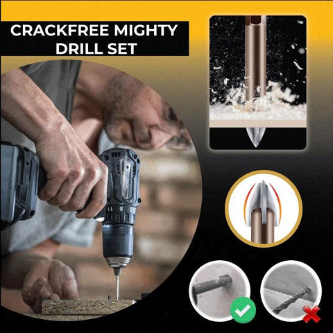 Crack Free Mighty Drill Set 5pcs Set