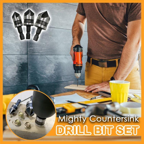 Mighty Countersink Drill Bit Set (3pcs)