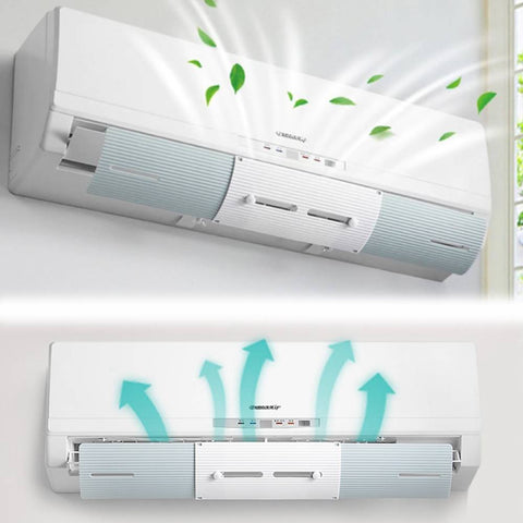 SmartBreeze™ Adjustable Air Conditioner Deflector - Indigo-Temple
