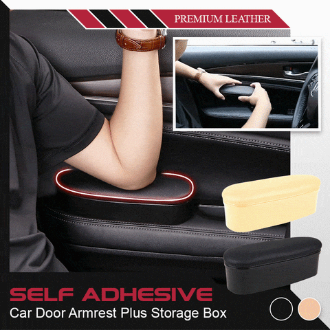 Self-Adhesive Car Door Armrest With Storage Box