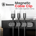 Baseus™ Magnetic Cable Clip Organizer - Indigo-Temple