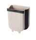 Portable Mounted Folding Garbage Bin - Indigo-Temple