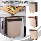 Kitchen Space-Saving Foldable Hanging Garbage Bin