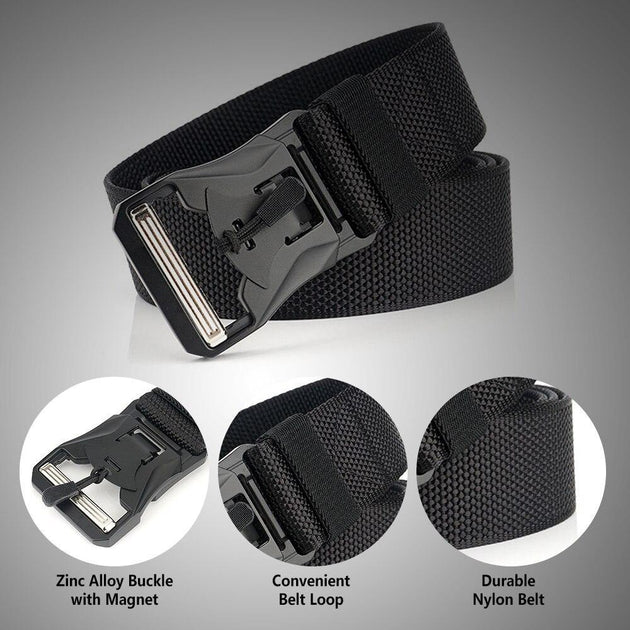 MagnetoBelt™ Tactical Belt With A Magnetic Buckle - Indigo-Temple