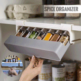 Self-adhesive Hidden Spice Organizer Drawer
