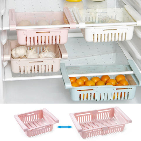 Resizable Pull-out Refrigerator Storage Box *2 pcs*