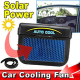 Solar-Powered, Window-Mounted Automatic Car Cooler - Indigo-Temple