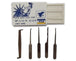 5pcs Mini LockPicking KIT - HIDDEN IN Credit Card - Indigo-Temple