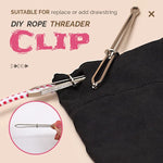 Self-Locking Tweezer DIY Rope Threader Clip (5pcs)