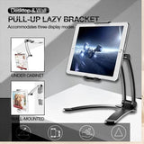 2 In 1 Desktop Stand & Wall Mount Bracket Holder For Tablets & Smartphones