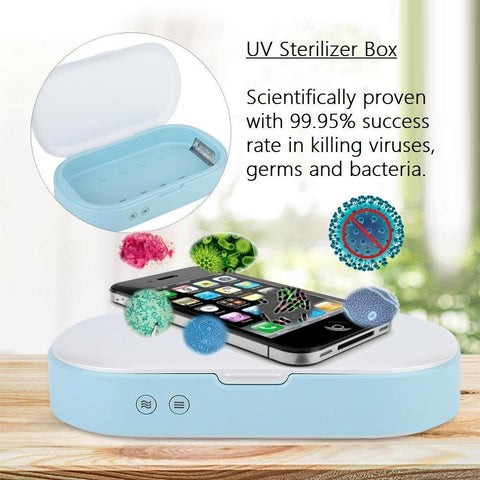 Portable Ultraviolet Light Sterilizer Box for Smartphones