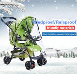 Universal Stroller Windproof And Rainproof Cover - Indigo-Temple