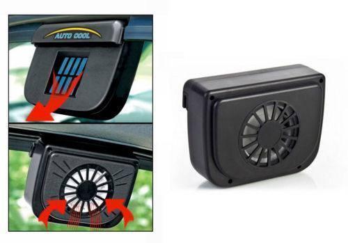 Solar-Powered, Window-Mounted Automatic Car Cooler - Indigo-Temple