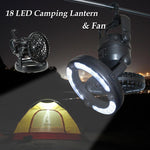 The Campout™ 18 LED Lantern & Fan - Indigo-Temple