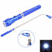 Flexible Telescopic 3 LED Magnetic Flashlight - Indigo-Temple