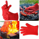 Heat Resistant Silicone BBQ Glove - Indigo-Temple