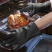 Heat Resistant Silicone BBQ Glove - Indigo-Temple