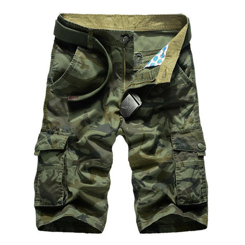 VP77 Camo Cargo Shorts - Indigo-Temple