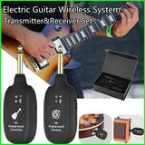 Rechargeable Wireless Guitar Transmitter & Receiver Set