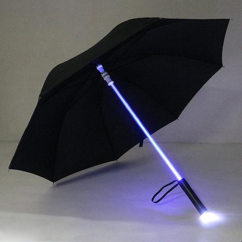Safety LED Lightsaber umbrella - Indigo-Temple
