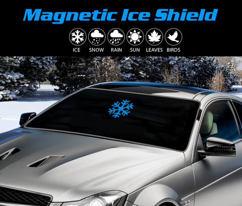 ICE SHIELD - Full Protection Magnetic Windshield Cover - Indigo-Temple
