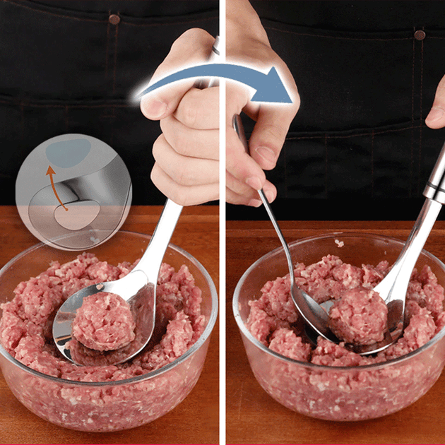 Non-Stick Quick Meatball Maker - Indigo-Temple