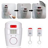 Wireless IR Motion Sensor Alarm Security System - Indigo-Temple