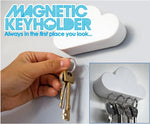 Cloud Shape Magnetic Key Holder (2 Pcs) - Indigo-Temple
