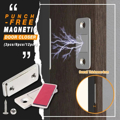 Self Adhesive Drill free Magnetic Cabinets & Doors Stopper
