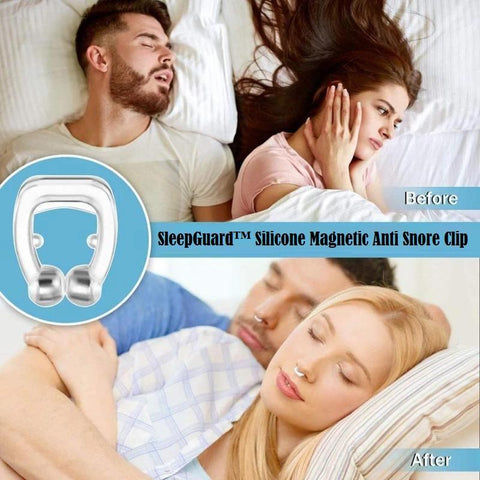 SleepGuard™ Silicone Magnetic Anti Snore Clip ***2pcs***