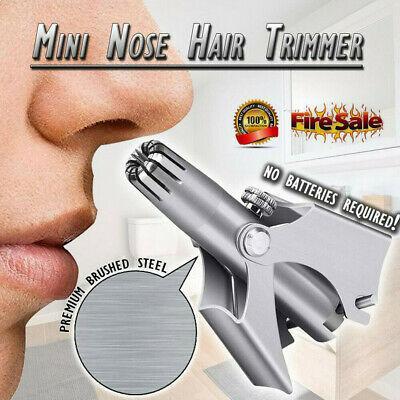 Portable Pain-free Nose Hair  Trimmer - Indigo-Temple