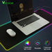 Super-Glow LED Anti-Slip Large Gaming Pad - Indigo-Temple