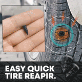 EZ Tire Repair "Vacuum-Nail" Set