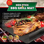 Nonstick BBQ Grill Mat (2pcs ) - Indigo-Temple