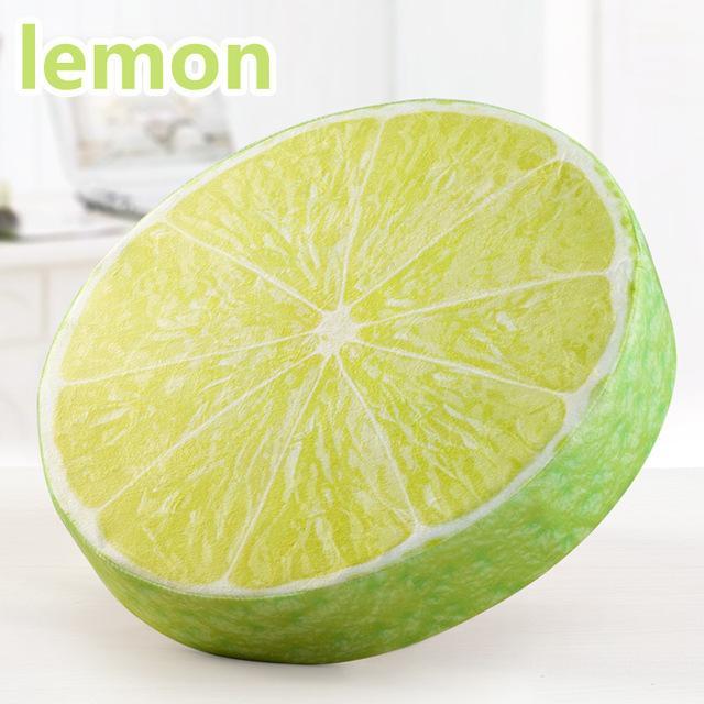 Creative Summer Fruit Pillows - Indigo-Temple