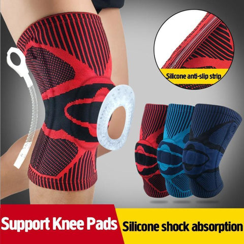 MasterShield™ Double Spring & Silicone Pad Protector Knee Sleeve