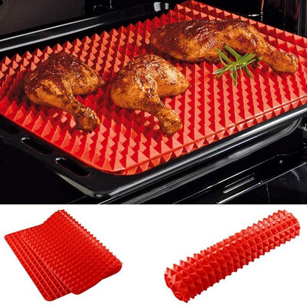 Pyramid Silicone Roasting Mat - Indigo-Temple