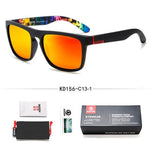 KDEAM™ Rainbow Collection Unisex Polarized  Sunglasses - Indigo-Temple