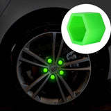 Styling 20pcs Green Wheel Nuts Covers - Indigo-Temple