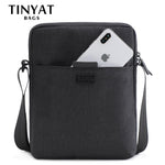 TINYAT™ Triple-Layer Casual Messenger Bag - Indigo-Temple