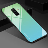 Tempered Glass Gradient Color Case for Galaxy - Indigo-Temple