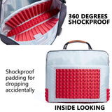 KALIDI™ Shockproof Foam and Canvas Laptop Bag - Indigo-Temple