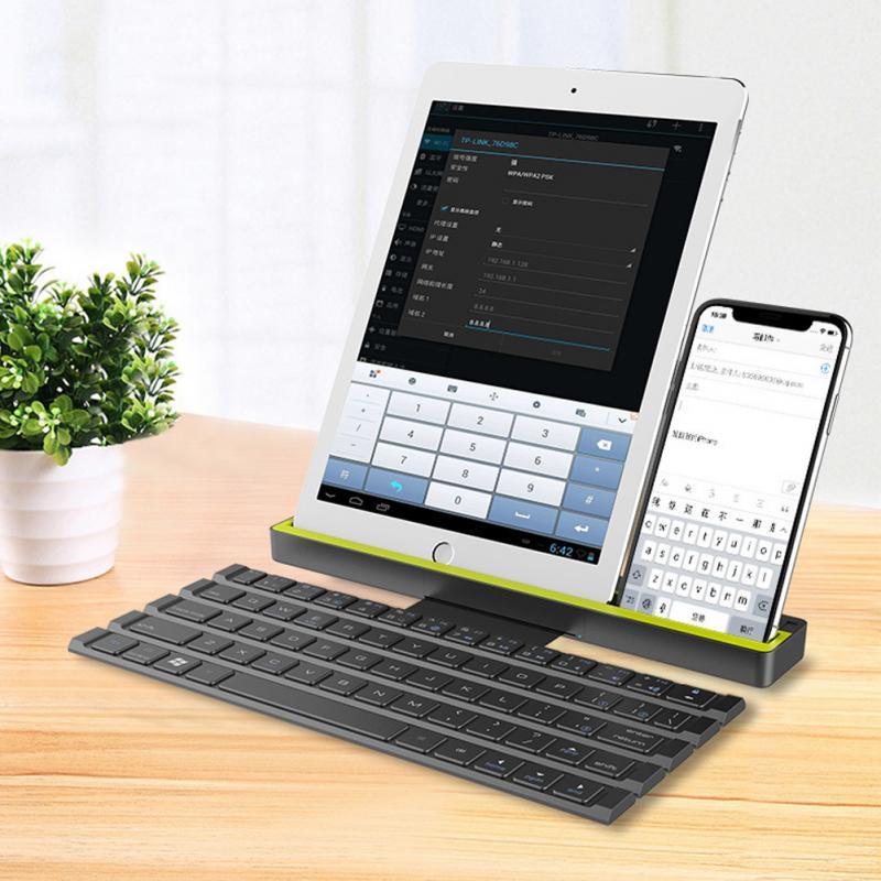 Foldable Wireless Rolly Bluetooth Keyboard - Indigo-Temple