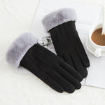 Noble™ Cashmere Touch Screen Gloves with Double Thick Plush - Indigo-Temple