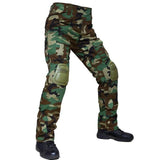 CombatKing™ - Combat Cargo Pants With Knee Pads - Indigo-Temple