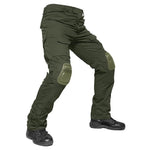 CombatKing™ - Combat Cargo Pants With Knee Pads - Indigo-Temple